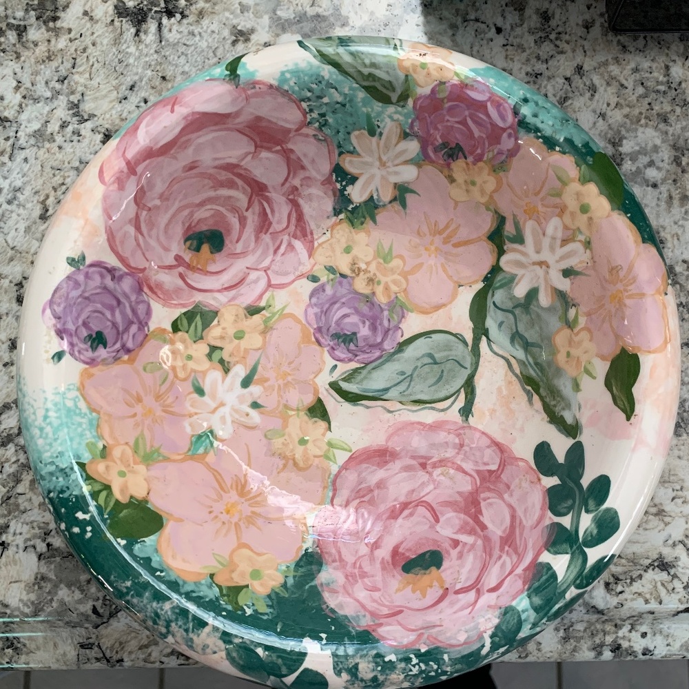 LESAL CERAMICS Signed Hand Painted Bowl